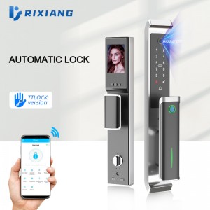 video wifi Pemindai jari Mata Kucing kunci gerbang kunci Bluetooth Keyless Kunci pintu elektronik