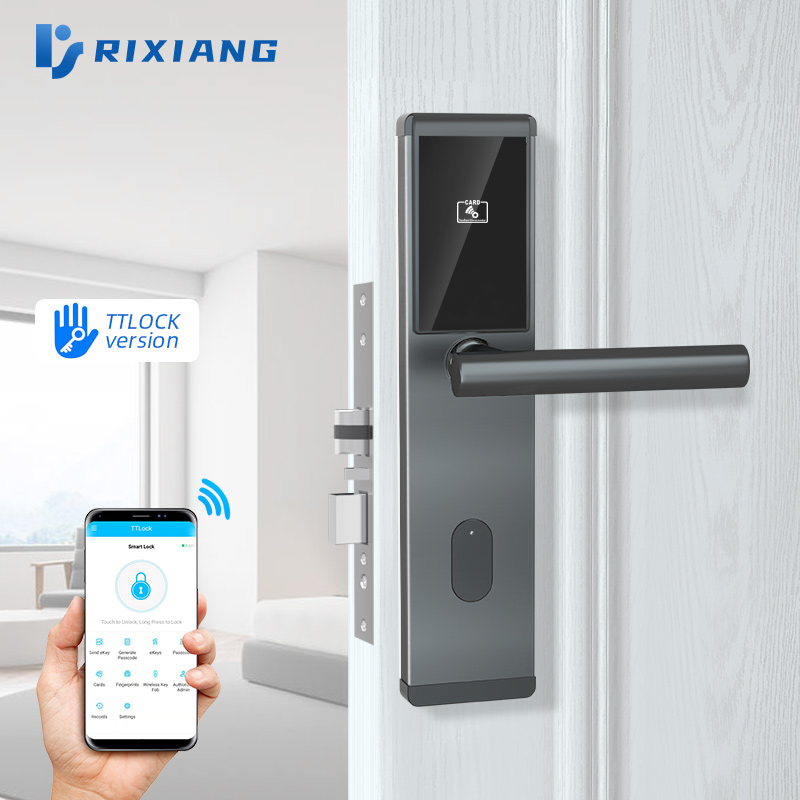 OEM/ODM Manufacturer Bronze Door Handle Set - Hotel RFID Key Card Door Lock  – Rixiang