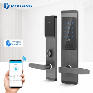 Nhà sản xuất cổng an toàn từ xa wifi Trung Quốc Ứng dụng TTlock số pin thông minh kết hợp mã bàn phím mật khẩu không cần chìa khóa khóa cửa kỹ thuật số