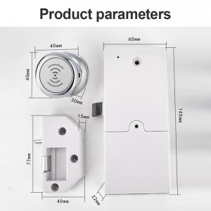Cerradura de armarios de inducción RFID intelixente, 13,56 Mhz M1, cerradura de armario con tarxeta electrónica, cerraduras magnéticas para armario de spa