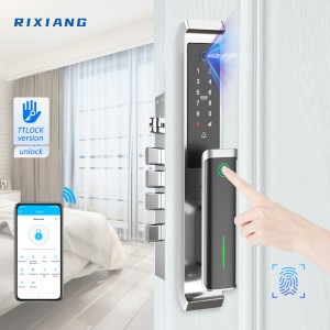 New Delivery for Best Keyless Entry Door Lock - fingerprint door lock with camera biometric eye scan smart TTLOCK APP – Rixiang