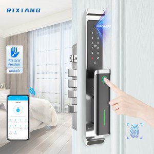 wifi video Cat Eye finger scanner keypad gate lock Bluetooth Keyless Electronic door lock