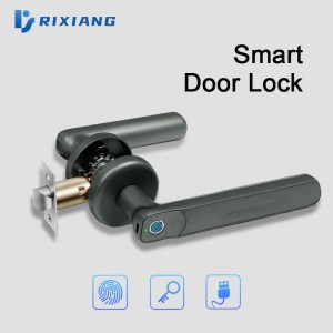 Fingerprint Electric Handle Home Door Lock Biometric fingerprint lock for Wooden door