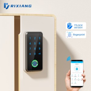 Electronic Keyless Smart Digital Password Locks Lebokose la Wooden Monwana Biometric