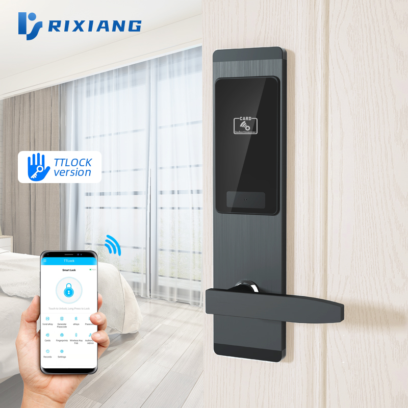 Factory Cheap Hot Handle Lock Set - Best Security Electronic RFID Card Hotel Lock  – Rixiang