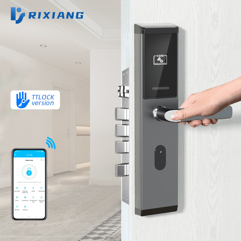 Low price for French Door Locking System - Interior electronic Card Access Electronic RFID Hotel Door Lock  – Rixiang