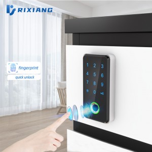 Electronic Keyless Smart Digital Password Locks Wooden Box Biometric fingerprint