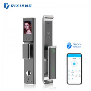 kunci pintu cap jari dengan imbasan mata biometrik kamera APP pintar TTLOCK