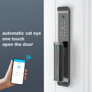 wifi video Cat Eye finger scanner keypad gate lock Bluetooth Keyless Electronic door lock