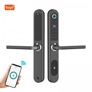 TUYA Lock App Passcode Rfid Card Keyless Front Electronic Lock