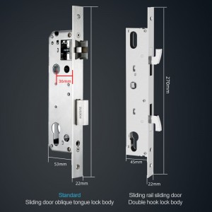 Bloqueio biométrico eletrônico inteligente 4 vias fechadura de porta com impressão digital à prova d'água portão externo fechadura Bluetooth