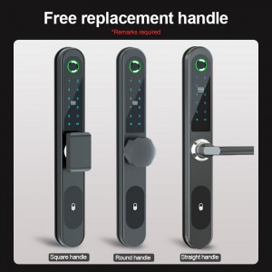 Biometric Electronic Intelligent lock 4 Ways Fingerprint Door Lock Waterproof Outdoor Gate Bluetooth Lock