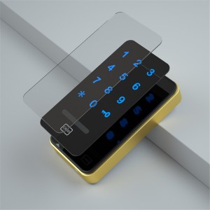 Qefta RFID ya Metal Qefta şîfreya Mifteya Klavyeyê Touch Dolaba elektronîkî ya dîjîtal Qefta dolabê Qefla qefleya klavyeyê