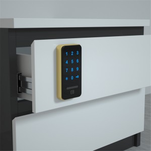 Metāla RFID karte Atslēgas paroles atslēga Touch Digital Elektroniskā skapja skapja slēdzene Tastatūras skapja slēdzene