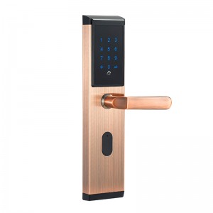 Combination Lock touch lock passcode copper matte black door keypad entry