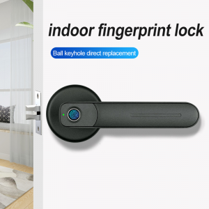 Fingerprint Electric Handle Home Door Lock Biometric fingerprint lock para sa Wooden door