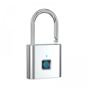 Anti-Theft Padlock High Safety Stainless Steel Fingerprint Padlock