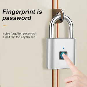 Fingerprint Pad Lock Keyless IP67 Waterproof Warehouse Door Lock